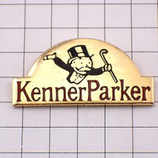 ピンバッジ・モノポリーおじさんボードゲーム不動産 KENNER-PARKER MONOPOLY