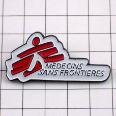 ピンバッジ・国境なき医師団お医者さん MSF MEDECINS-SANS-FRONTIERES FRANCE