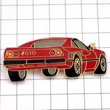 ピンバッジ・フェラーリ赤い車ＧＴＯ