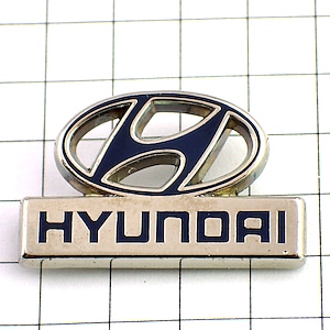 ピンバッジ・ヒュンダイ車ロゴＨ現代 HYUNDAI KOREA