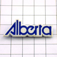 ピンバッジ・アルバータ州カナダ国プラスチック製 ALBERTA CANADA