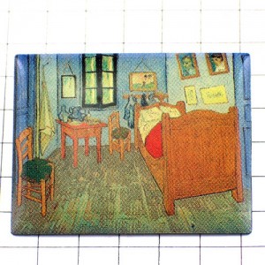 ピンバッジ・画家ゴッホの部屋 VINCENT-VAN-GOGH