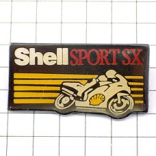 ピンバッジ・シェル石油バイク二輪スポーツSXオートバイ SHELL ENGLAND