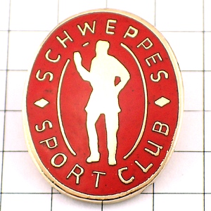 ピンバッジ・シュウェップス飲料 SCHWEPPES SPORT-CLUB