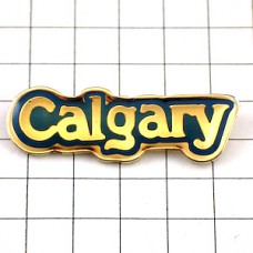 ピンバッジ・カルガリー町の名前カナダ冬季五輪 CALGARY-1988 CANADA