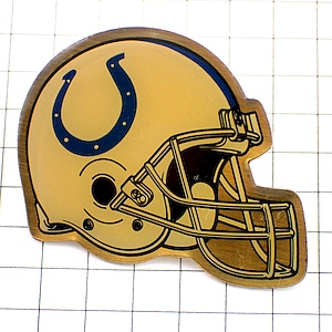 ピンバッジ・インディアナポリスコルツ/USAアメフト蹄鉄アメリカンフットボール INDIANAPOLIS COLTS