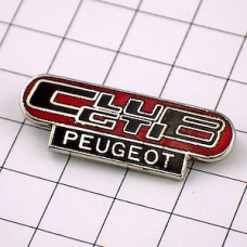 ピンバッジ・プジョー車ＧＴＩ文字