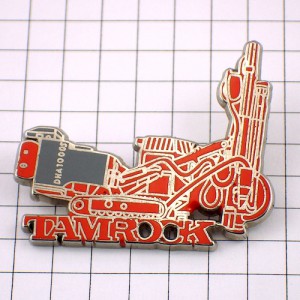 ピンバッジ・タムロック工事現場建設重機 TAMROCK DRILL