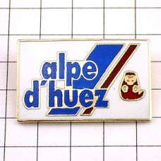 ピンバッジ・ラルプデュエズ峠アルプス山脈 ALPE-D-HUEZ