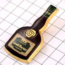 ピンバッジ・グランマルニエ酒瓶型 GRAND-MARNIER CREME FRANCE