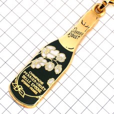 キーホルダー・ペリエジュエ瓶シャンパーニュ酒シャンパン PERRIER-JOUET CHAMPAGNE FRANCE