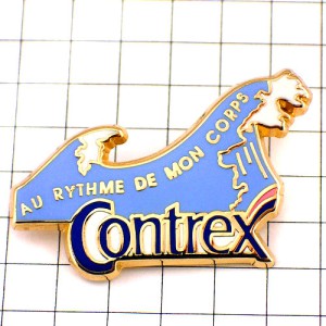 ピンバッジ・コントレックス水の波 CONTREX