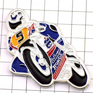 ピンバッジ・ロスマンズ二輪ホンダ５バイク HONDA ROTHMANS MICHELIN SHELL