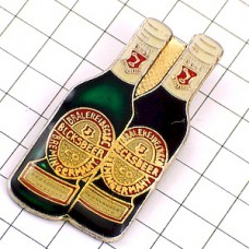 ピンバッジ・ベックス酒ビール瓶２本