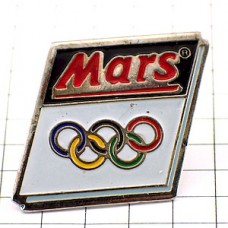 ピンバッジ・アルベールビル五輪マーズお菓子 MARS MARS-INC USA