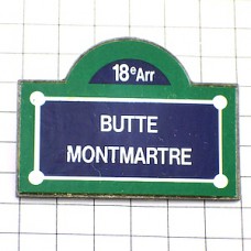 ピンバッジ・モンマルトルの丘18区 BUTTE-MONTMARTRE PARIS