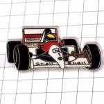 ピンバッジ・アイルトンセナF1ホンダ車 HONDA AYRTON-SENNA