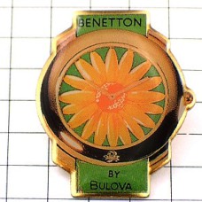 ピンバッジ・ベネトン時計ブローバ社 BENETTON BULOVA