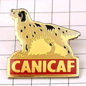 ピンバッジ・斑の大型犬 CANICAF