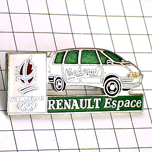 ピンバッジ・ルノー車アルベールビル五輪 RENAULT FRANCE