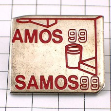 ピンバッジ・四角いチーズ会社 SAMOS