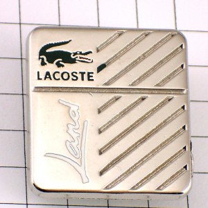 ピンバッジ・ラコステ香水みどりワニ鰐 LACOSTE LACOSTE-LAND