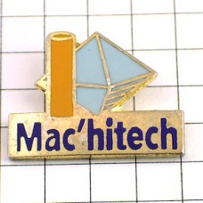 ピンバッジ・プリズム円柱 APPLE MAC-HITECH