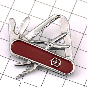 ピンバッジ・ビクトリノックス社スイスアーミーナイフ VICTORINOX SWISS