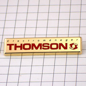 ピンバッジ・トムソン電器 THOMSON