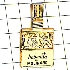 ピンバッジ・香水ボトル壜 HABANITA MOLINARD