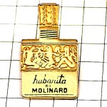 ピンバッジ・香水ボトル壜 HABANITA MOLINARD