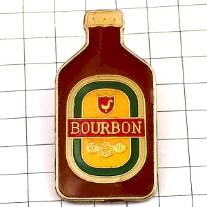 ピンバッジ・バーボン酒ウイスキー瓶 BOURBON WHISKY USA