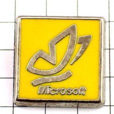 ピンバッジ・黄色い蝶々マイクロソフト社 MICROSOFT USA