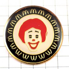 ピンバッジ・マクドナルドのドナルドMMMMMM RONALD MC-DONALDS