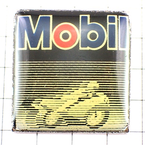 ピンバッジ・バイクレース二輪モービル石油 MOBIL-OIL USA