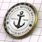 ピンバッジ・イカリ錨ボート最高品質