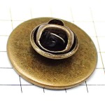 ピンバッジ・イカリ錨と方位磁石ボート船