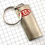 キーホルダー・起亜自動車ＫＩＡ自動車シルバー銀色 KIA