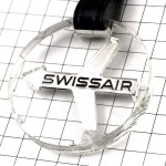 キーホルダー・スイスエアー航空の飛行機 SWISSAIR