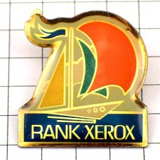 ピンバッジ・ランクゼロックスの船 RANK-XEROX