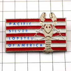 ピンバッジ・ロブスター伊勢エビ海老 LOBSTER PACIFIC AMERICA