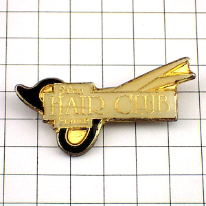 ピンバッジ・ハサミ美容院 HAIR-CLUB