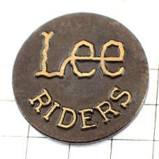 ピンバッジ・リーLEEジーンズ/ライダーズ洋服 LEE LEE-RIDERS JEANS BUTTON USA