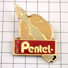 ピンバッジ・ペンテルのペン文房具 PENTEL