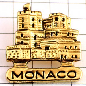 ピンバッジ・モナコ公国のお城 MONACO PALACE GOLDEN