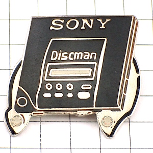 ピンバッジ・ソニー音楽ディスクマン機器 SONY DISCMAN