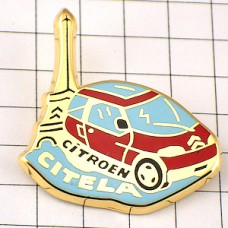 ピンバッジ・エッフェル塔とシトロエン車 CITROEN FRANCE