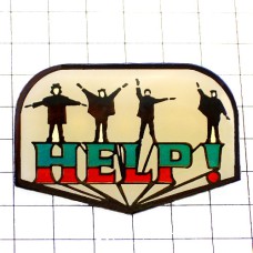 ピンバッジ・ビートルズ『4人はアイドル-HELP!』アルバムジャケット音楽 BEATLES HELP! GEORGE-HARRISON RINGO-STARR