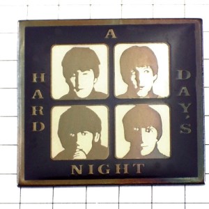 ピンバッジ・ビートルズ『A HARD DAYSNIGHT』アルバムジャケット音楽 BEATLES A-HARD-DAYS-NIGHT