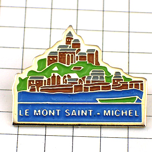 ピンバッジ・モンサンミッシェル修道院ユネスコ世界遺産 MONT-SAINT-MICHEL